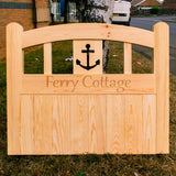 Wooden Garden Gate - Laxey Cottage Design