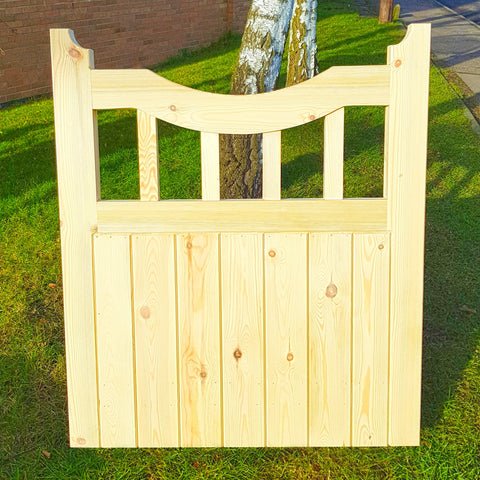 Wooden Garden Gate - Elmhirst Cottage Design