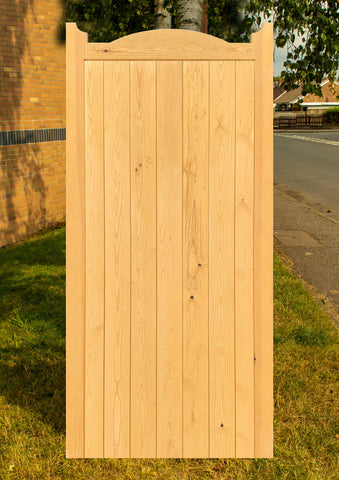 Wooden Garden Gate - Elsecar Side Design