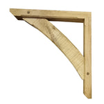 Green Oak Wooden Timber Gallows Backet - Cawthorne Design