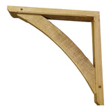 Green Oak Wooden Timber Gallows Backet - Cawthorne Design