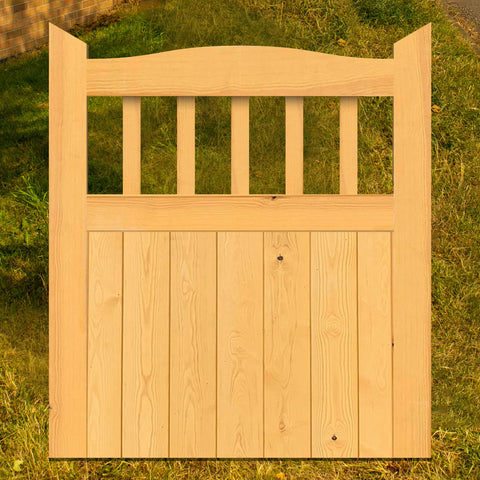 Wooden Garden Gate - Tankersley Cottage Design