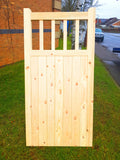 Wooden Garden Gate - Old Lodge Side Design