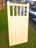 Wooden Garden Gate - Old Lodge Side Design