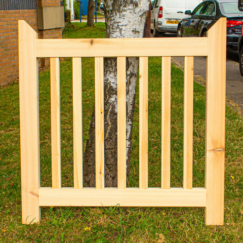 Wooden Garden Gate - Staincross Cottage Design